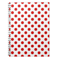 Rote und weiße Polka-Punkte