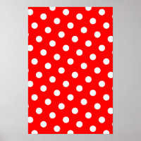 Rote und weiße Polka-Punkte