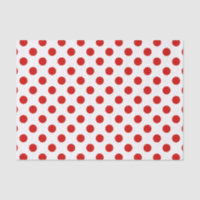 Rote und weiße Polka-Punkte