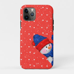 Rote und weiße Punkte für Schneemann Case-Mate iPhone Hülle