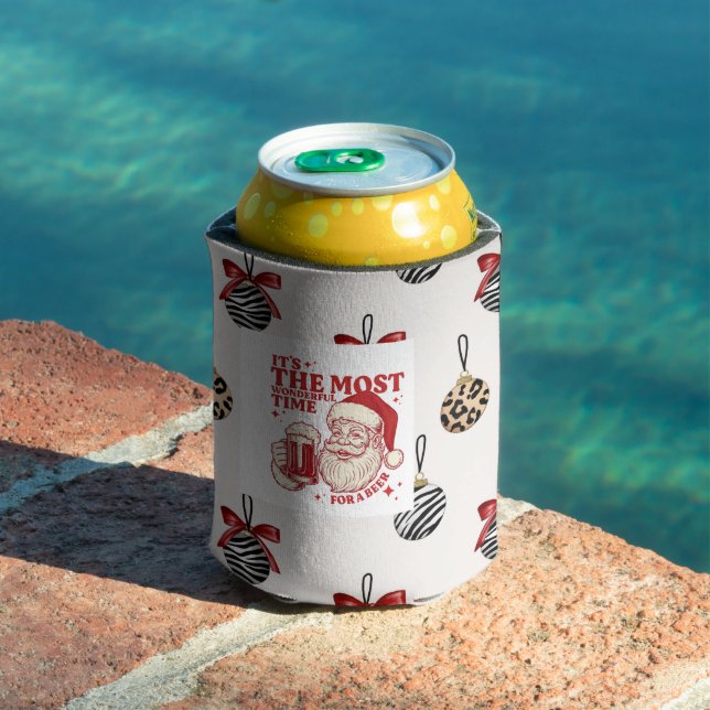 Rote und weiße Schneeflocken Dosenkühler (In Situ Pool)