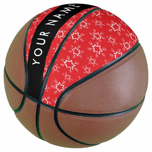 Rote und weiße Schneeflocken, Ihr Name, Personalis Basketball (angewinkelt)