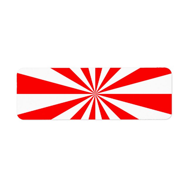 Rote und weiße Sternexplosion (Vorne)