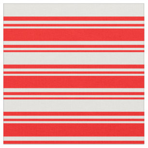 Rote und weiße Streifen/Linienmuster Stoff
