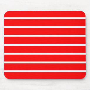Rote und weiße Streifen Mousepad