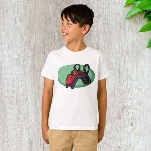 Rote Untersetzer Roller Ride T-Shirt