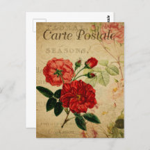 Rote Vintage Blume