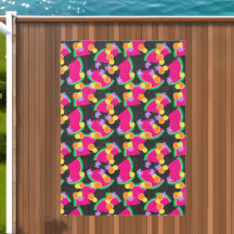 Rote Wassermelone Gelbe Zitronen Tropisch