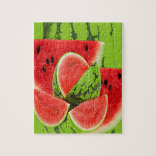 ROTE WASSERMELONE-GRÜN-KUNST