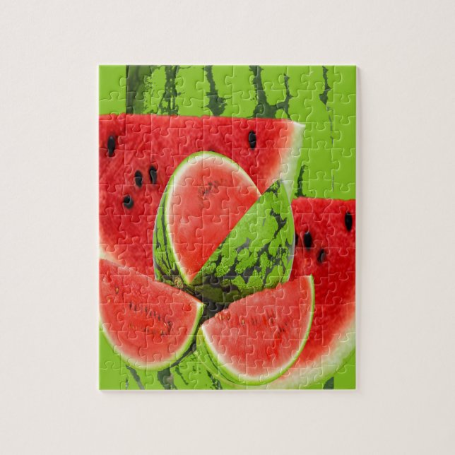 ROTE WASSERMELONE-GRÜN-KUNST (Vertikal)