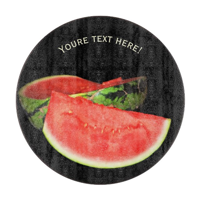 Rote Wassermelone Schneidebrett (Vorderseite)