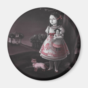 Rote Weide-Magnet Magnet