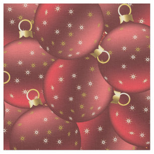 Rote Weihnachtsbäume Stoff