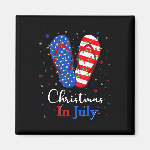 Rote Weiße Blaue Flip Flops USA-Flagge Lichter Wei Magnet