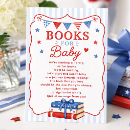 Rote Weiße & Fällige Bücher für Baby-Einlage Begleitkarte