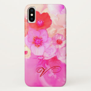 ROTE WEISSE ROSEN UND PINK ANEMONE BLUME MONOGRAM TITLE_SEO2
