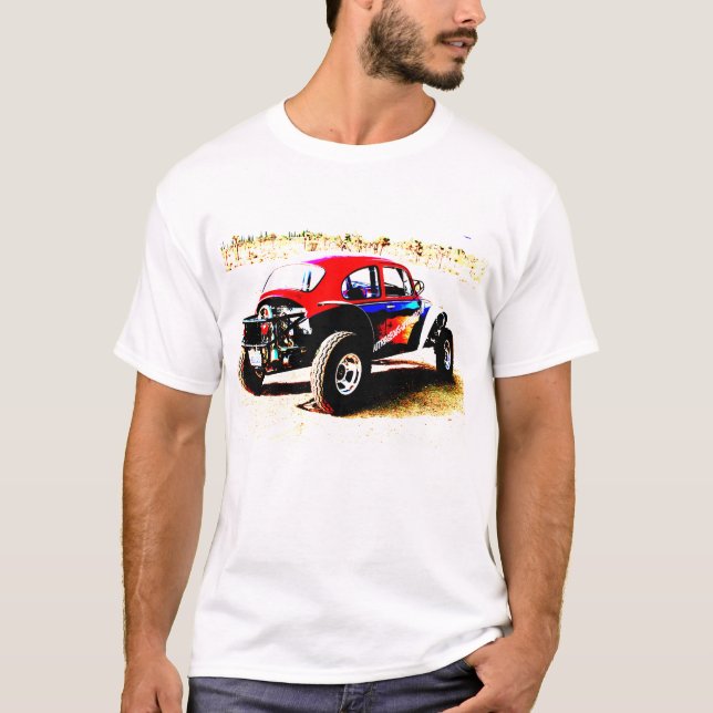 rote weiße und blaue baja Wanze in allen T-Shirt (Vorderseite)