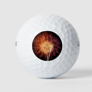 Rote, weiße und blaue Feuerwerke I Patriotic Golfball