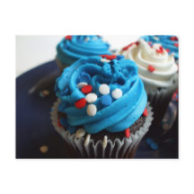 Rote, weiße und blaue Kuchen