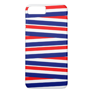 Rote, weiße und blaue Ribbons Case-Mate iPhone Hülle