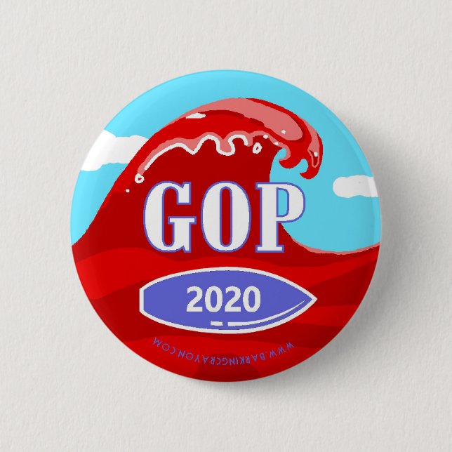 Rote Welle 2020 Button (Vorderseite)