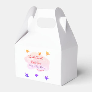 Rote Wolken funkeln Twinkle Little Star Baby-Party Geschenkschachtel