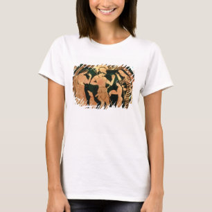 Rote Zahl Vase des Dachbodens, der einen Soldaten T-Shirt