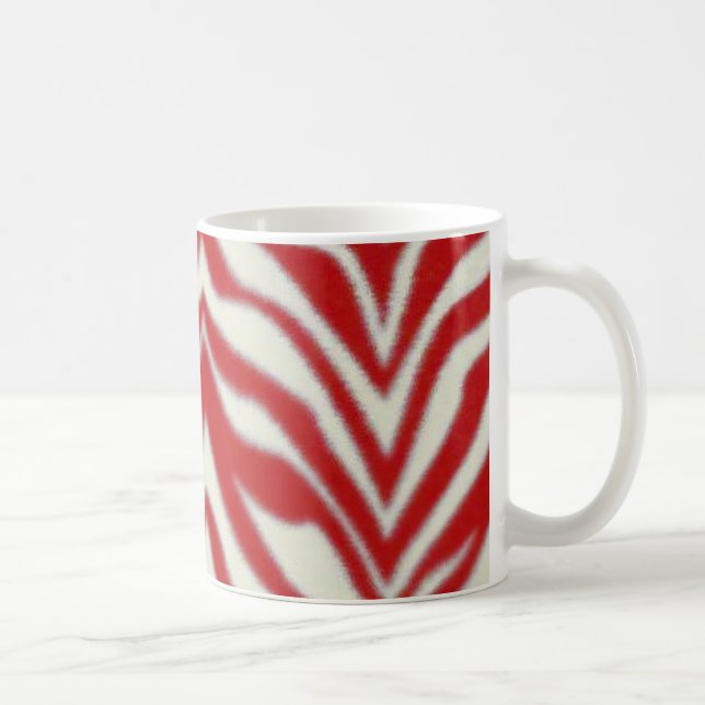 Rote Zebra-Tasse Kaffeetasse (Rechts)