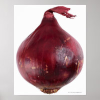 Rote Zwiebel auf weißem Hintergrund abgeschieden,