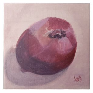 Rote Zwiebel Fliese