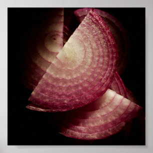 Rote Zwiebel Poster