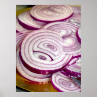 Rote Zwiebelscheiben