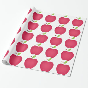 Roten Apple-Lehrers Geschenkpapier
