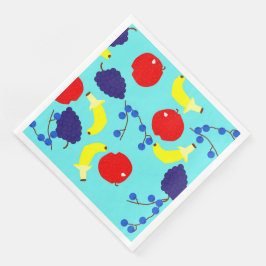 Rotende Früchte Serviette