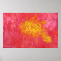 Roter Abstrakter Gelbfisch
