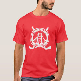 Roter Abteilungs-T - Shirt-Männer T-Shirt