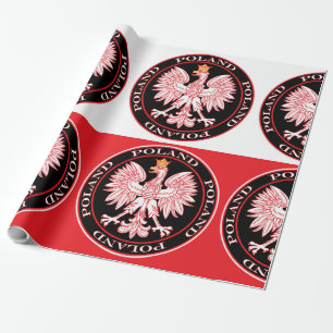 Roter Adler Geschenkpapier