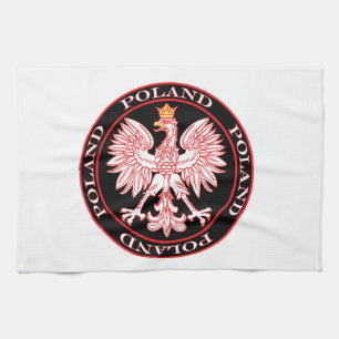 Roter Adler Geschirrtuch