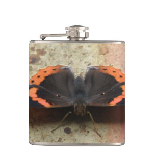 Roter Admiral Butterfly-Flasche Flachmann