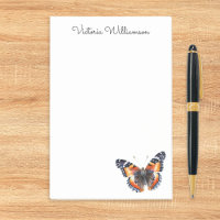 Roter Admiral Schmetterling Aquarell Personalisier
