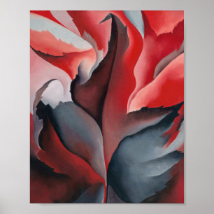 Roter Ahorn am Lake George   Georgia O'Keeffe   Poster