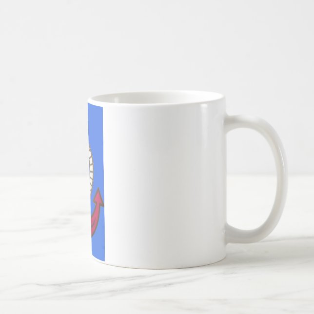 Roter Anker Kunstprint Kaffeetasse (Rechts)
