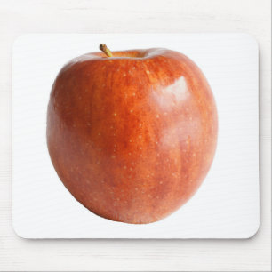 Roter Apfel frisch aus der Natur für Ihr Mauspad