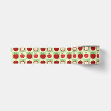 Roter Apfel Kariert Süßer Herbst Lehrer Geschenkve