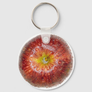 Roter Apfelanblick Schlüsselanhänger