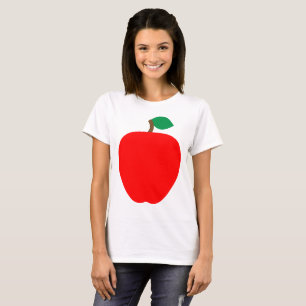 Roter Apfelwein, grünes Leaf T-Shirt