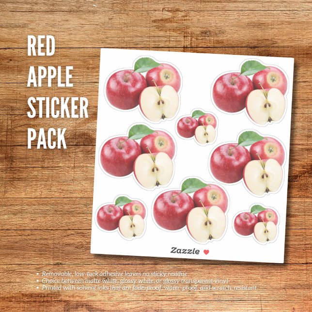 Roter Apple-Aufkleber Aufkleber (Red Apple Stickers)
