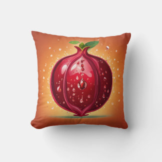 Roter Apple Liebe Kissen im Tattoo-Stil - Bold & A