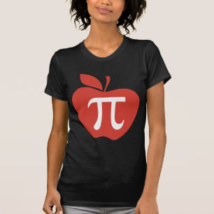 Roter Apple-PU T-Shirt