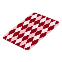 Roter Argyle-Karmesin-Rosa-Kleine-Diamant-Form
